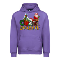 Tulip cozy season with santa christmas tree cactus and gift Urban Hoodie - AdoDesignShop