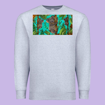 Koala License Plate Premium Sweatshirt Designed By Barkaloodesign