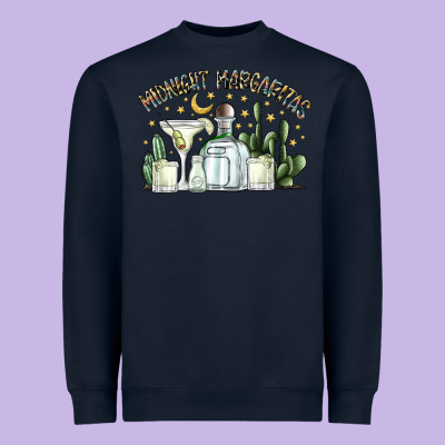 Midnight Margaritas Heavyweight Sweatshirt Designed By Sublimationcraftshop