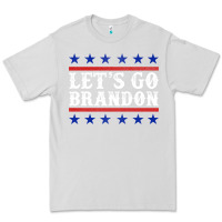 Dove Grey Let's Go Brandon Premium Tee - Jasminsmagicworld