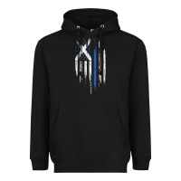 Scottish American Flag Combo Scotland Usa Saltire Gift Heavyweight Hoodie | Teevron