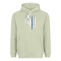 Matcha Scottish American Flag Combo Scotland USA Saltire Gift Heavyweight Hoodie - trangStudio