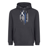 Smoke Scottish American Flag Combo Scotland USA Saltire Gift Heavyweight Hoodie - trangStudio