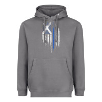Storm Scottish American Flag Combo Scotland USA Saltire Gift Heavyweight Hoodie - trangStudio