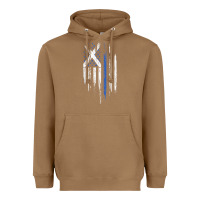 Toasted Coconut Scottish American Flag Combo Scotland USA Saltire Gift Heavyweight Hoodie - trangStudio