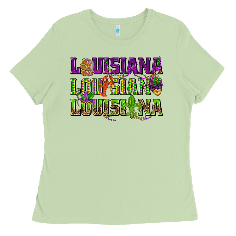 Louisiana Mardi Gras Ladies Tee by NancyCooperArtShop | Teevron