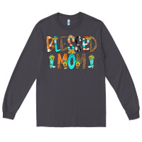 Smoke Blessed Mom Long Sleeve Tee - CowCowDesign