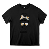 Black Daisy Mom Skull Heavy Core Tee - Bettercallsaul