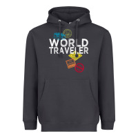 Smoke world traveler passport stamp gift shirt for men and women t shirt Heavyweight Hoodie - trangStudio