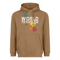 Toasted Coconut world traveler passport stamp gift shirt for men and women t shirt Heavyweight Hoodie - trangStudio