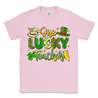 Bubblegum Pink one lucky teacher Classic Tee - Artiststas