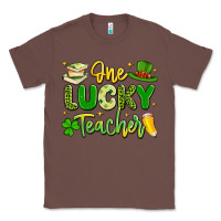 Chestnut one lucky teacher Classic Tee - Artiststas