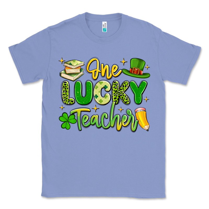 One Lucky Teacher Classic Tee by Artiststas | Teevron