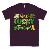 Plum one lucky teacher Classic Tee - Artiststas