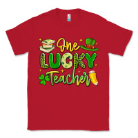 Red one lucky teacher Classic Tee - Artiststas