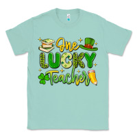 Seafoam one lucky teacher Classic Tee - Artiststas