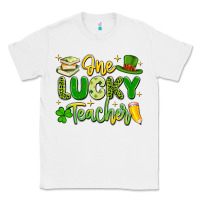 White one lucky teacher Classic Tee - Artiststas