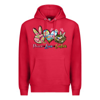 Cardinal Peace love Easter Premium Hoodie - LillyAllenDesigns
