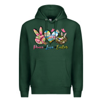 Sports Green Peace love Easter Premium Hoodie - LillyAllenDesigns
