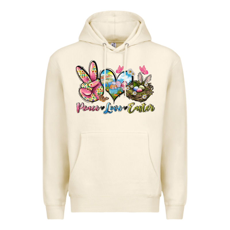 Peace Love Easter Premium Hoodie by LillyAllenDesigns | Teevron