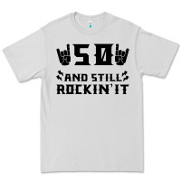 Dove Grey 50 Birthday Rock Premium Tee - Bettercallsaul