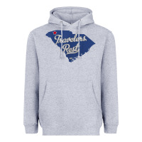 Heather Grey travelers rest south carolina sc map Heavyweight Hoodie - trangStudio