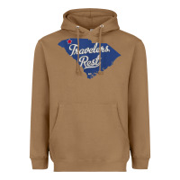 Toasted Coconut travelers rest south carolina sc map Heavyweight Hoodie - trangStudio