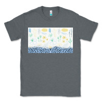 Charcoal Heather doodle flowers sippy cup tbs Classic Tee - TumblerDesignByShophia