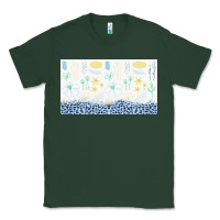 Sports Green doodle flowers sippy cup tbs Classic Tee - TumblerDesignByShophia
