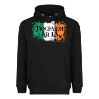 Black Tiocfaidh Ar La Vintage Ireland Irish Flag Gifts For Men Heavyweight Hoodie - trangStudio