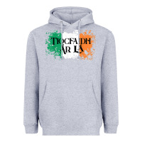 Heather Grey Tiocfaidh Ar La Vintage Ireland Irish Flag Gifts For Men Heavyweight Hoodie - trangStudio