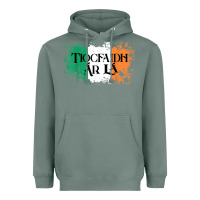Sage Tiocfaidh Ar La Vintage Ireland Irish Flag Gifts For Men Heavyweight Hoodie - trangStudio