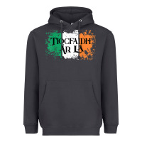 Smoke Tiocfaidh Ar La Vintage Ireland Irish Flag Gifts For Men Heavyweight Hoodie - trangStudio