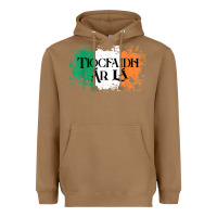 Toasted Coconut Tiocfaidh Ar La Vintage Ireland Irish Flag Gifts For Men Heavyweight Hoodie - trangStudio