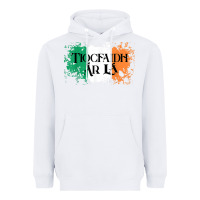 White Tiocfaidh Ar La Vintage Ireland Irish Flag Gifts For Men Heavyweight Hoodie - trangStudio