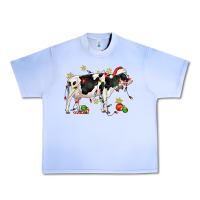 Grape Ice christmas holstein cow Urban Heavy Tee - CowGirlArtShop