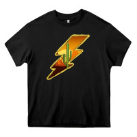 Black Cactus Sunset Lightning Heavy Core Tee - Bettercallsaul