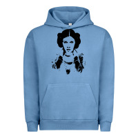 Pigment Pebble Blue vintage leia Urban Hoodie - trangStudio