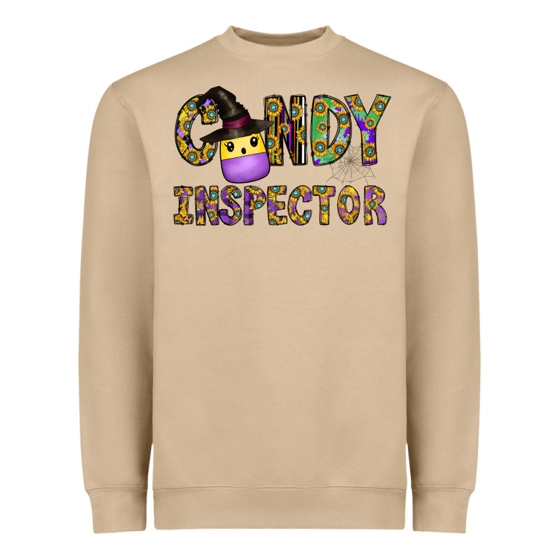 Candy Inspector Heavyweight Sweatshirt by CowhideDigitalArt | Teevron