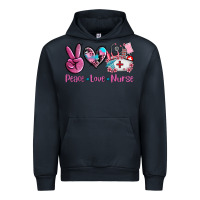 Navy peace love nurse Urban Hoodie - AdoDesignShop