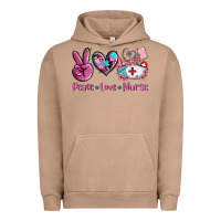 Pigment Burro peace love nurse Urban Hoodie - AdoDesignShop