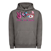 Pigment Tornado peace love nurse Urban Hoodie - AdoDesignShop