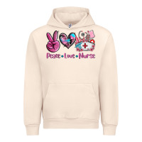 Sandshell peace love nurse Urban Hoodie - AdoDesignShop