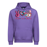 Tulip peace love nurse Urban Hoodie - AdoDesignShop