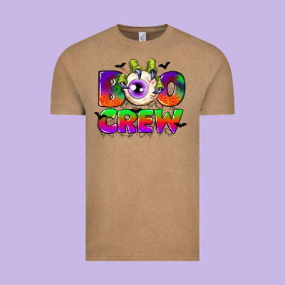 Boo Crew Vintage Tee Designed By Cowgirlartshop