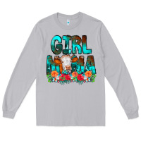 Moon Dust Girl Mama Flowers Cow Long Sleeve Tee - CowCowDesign