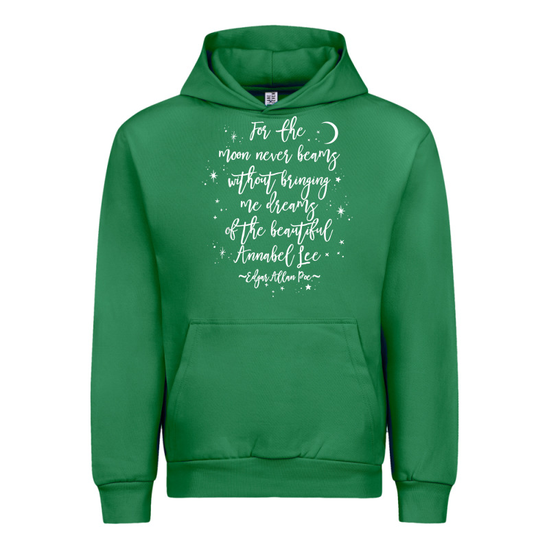 Edgar Allan Poe Literary Gift, Annabel Lee Quote Gothic Poet T Shirt Urban Hoodie by trangStudio | Teevron