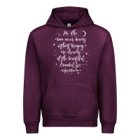 Mauve Wine edgar allan poe literary gift, annabel lee quote gothic poet t shirt Urban Hoodie - trangStudio
