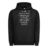 Pigment Black edgar allan poe literary gift, annabel lee quote gothic poet t shirt Urban Hoodie - trangStudio