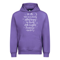 Tulip edgar allan poe literary gift, annabel lee quote gothic poet t shirt Urban Hoodie - trangStudio